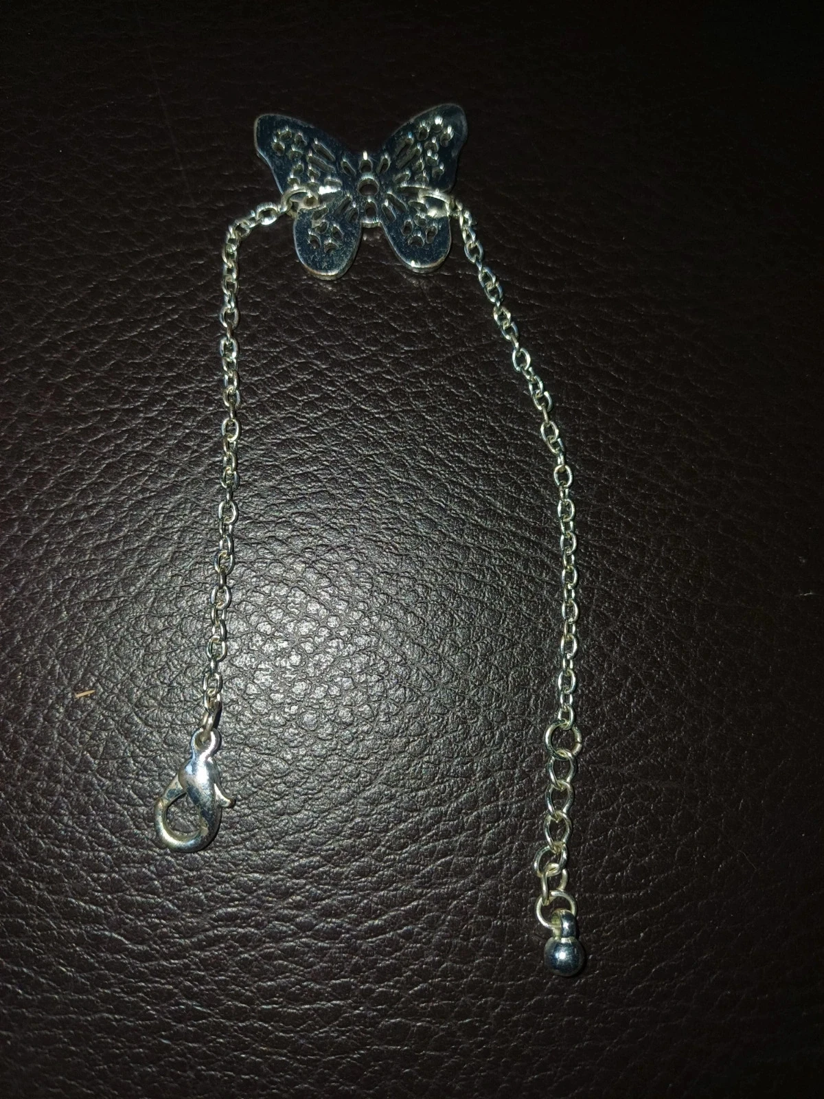Pulseira borboleta prateada – photo 3